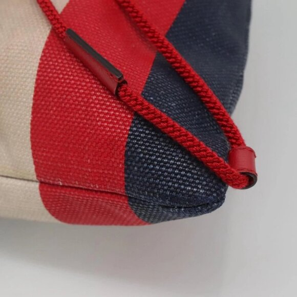 GUCCI Web Sherry Line Backpack Canvas Red Blue 473872 Auth 125637 - Picture 11 of 16